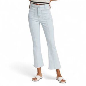 Veronica Beard Carson High Rise Kick Flare Jeans Size 30 Stretch Ankle Flare